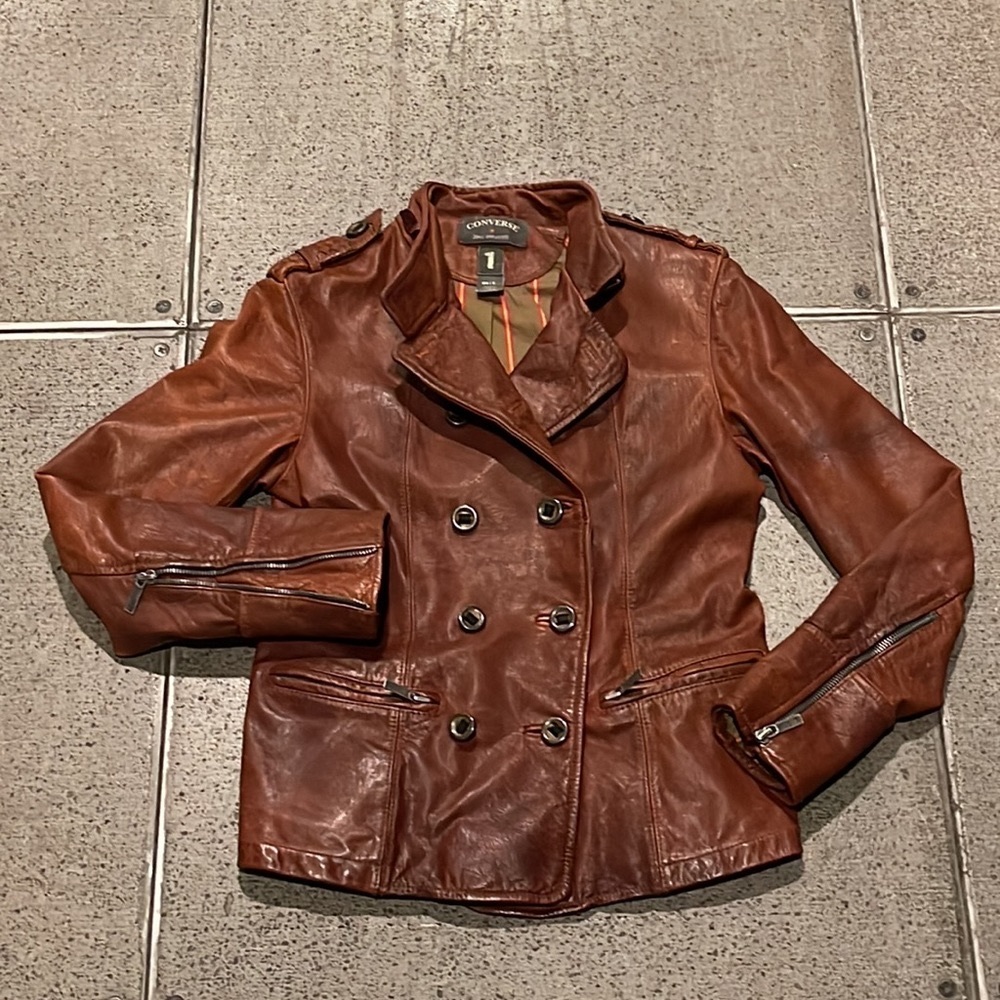John Varvatos x Converse Leather Double Breasted Jacket cosplay festival 1 US S